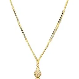 shaarya Amarya – The Eternal Vow of Love | Elegant Gold-Tone Mangalsutra Necklace | Symbol of Tradition and Timeless Love-picture-33