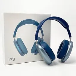 P9 Wireless Bluetooth Headphones, Over-Ear, Touch Control (Blue)-image-13