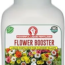Erwon® Flower Booster, Premium Essential Powerful Liquid Fertilizer for Maximising Flowers in Outdoor and Indoor Plants with Flowering Nutrients and Charged Micro-organism (250 ml) image 1