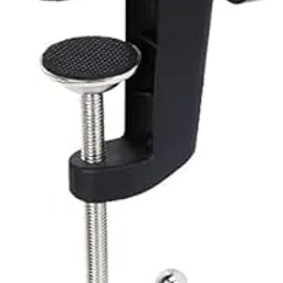 Brain Freezer Metal Desk Clamp For Microphone Suspension Boom Scissor Arm Stand Holder with Adjustable Screw (Black)-picture-27