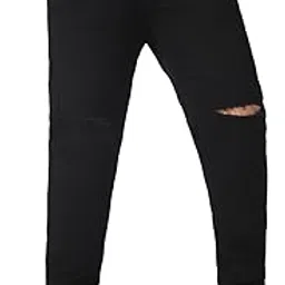 urbano plus Men's Light Blue Regular Fit Washed Jogger Jeans Stretchable-picture-51