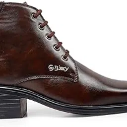bxxy Men's 2 Inch Heel Height Increasing Formal Derby Lace-Up Akle Boots-picture-23