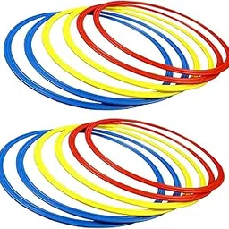 THE STYLE SUTRA Agility Training Rings Sturdy Home Gym for Athlete Soccer Trainer Basketball 30cm 12 Pieces-picture-20