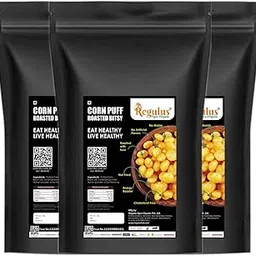 Regulus Agro Organic Corn Puff Bitsy | Roasted |90g x 3 | High Fiber | No Maida, No Palm Oil | No Preservatives, Guilt Free Snacking for kids-picture-26