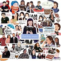 Gilmore Girls Stickers for Journal Laptop Phone Mobile Diary DIY Decoration Scrapbooking Sticker for Girls Womens 80 PCs-picture-43