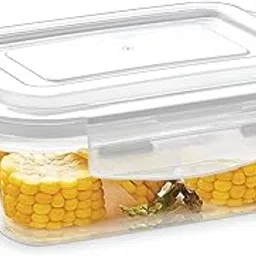 Borosil Klip N Store Glass Storage Container For Kitchen With Air-Tight Lid, Microwave & Oven Safe, Rectangular, 1040 ml, Clear-picture-21