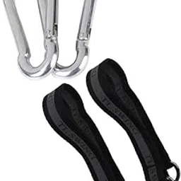 Phenovo Polyester Bar Swing Hanging Straps 44cm 2pcs Black+Phenovo Swing Set Clip Snap Hook Swing Connector 2pcs Swings Slides & Gyms Swings Slides & Gyms-image-43