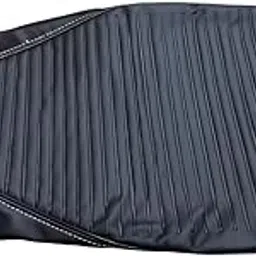 Guance PU Leather Finish Machine Cut Strip Style Extra CushionThread Fitting Scooty Seat Cover Compatable with Ola Electric S1, S1 Pro, Air & S1X (Black Strip Style,1Pcs)-picture-31