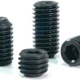 Hex Socket Set Grub Screw, High Tensile, Bright Finish, Machine Thread, 10 Pieces of 10 diffrent sizes (MM)-image-0