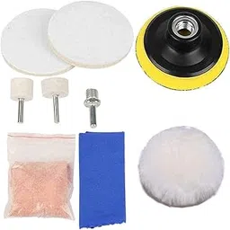 DIY Crafts 200 Grm Kit, Dark Pink Cerium Oxide, 8 Pcs 3"inch Car Windshield Polishing Scratch Removal Polished Remover Repair Cerium Oxide Powder TREO 95%(200 Grm Kit, Dark Pink Cerium Oxide)-image-37