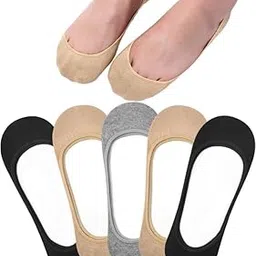 Yanwenx No Show Socks Women for Flats Ultra Low Cut Liner Non Slip Invisible Socks_Free Size(Multicolour)-picture-23