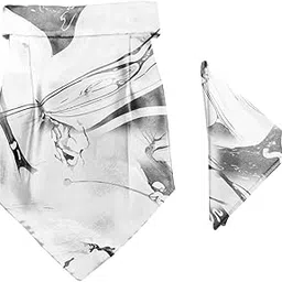 blacksmith Solid Microfiber Cravat with Matching Pocket Square for Men - Scarf Neckwear Cravat for Men with Matching Pocket Square-picture-22