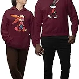 the tee shop Couple Cotton Hoodies for Husband and Wife Printed Best Combo Hoodie - Pair of 2-picture-30