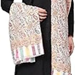 mizash Men's Fine Pure Wool Pashmina Shawl,Kaani Jaal, Extra Soft and Warm Large Elite Luxury Shawl-picture-11