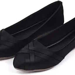 hinaara Women's Comfy Bellies Ballerina Shoes for Women - Anti Skid Sole-picture-35