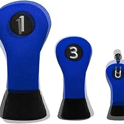 Fashion My Day Golf Wood Headcovers Golf Wood Head Cover for Adults Golf Training Supplies 1 3 U Blue-image-93