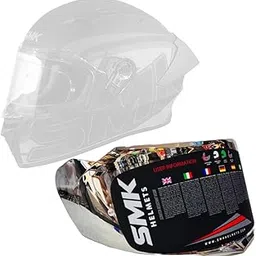 SMK Helmets - Stellar Helmet Visor, Color - Mirror/Mercury-picture-64