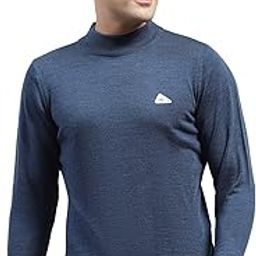 Men's Regular Fit Pullover | Solid Pattern | T-Neck Winter Pullover for Men | Full Sleeve Pull-On Sweater-image-11