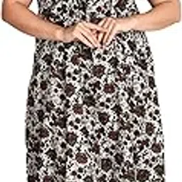 osf Women's Printed Cotton Floral Maxi Round Neck Full Length Nightwear Night Gown Nighty (Pack of 1, NW0390)-picture-48