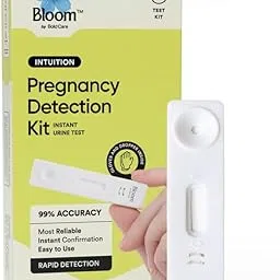 Bloom Pregnancy Test Kit | Pack of 1 | Rapid Urine Test for Pregnancy Detection | 99% Accurate & Reliable Results in 5 minutes | Includes Dropper & Gloves-image-32