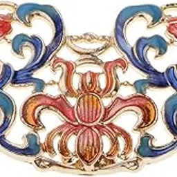 ivelect Vintage Alloy Enamel Filigree Charms Pendant for DIY Hair Stick Hair Jewelry Necklace Earrings Jewelry Making-picture-33