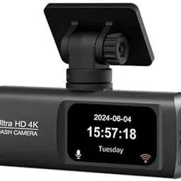 Loopmart VisionPro Ultra HD 4K Dash Camera with Rear Camera, 1080P Front and Back Recording, Black-picture-19