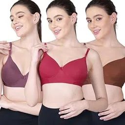 bodysize Women's Everyday Lightweight Padded Seamless T-Shirt Bra (SF-27) (Extra Stretchable Soft Pads), Stylish Bra,Wire-Free-picture-31