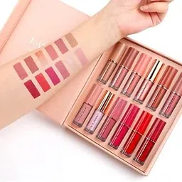 Everdiva liquid matte lipstick set. Waterproof, long-lasting, and vibrant colors that stay all day. Perfect for any occasion, offering smooth, smudge-proof perfection - 12 PCS-picture-55