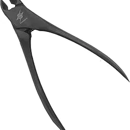 Precision Toenail Nipper for Thick & Ingrown Nails – Large Handle Stainless Steel Nail Cutter for Manicure & Pedicure, Ergonomic Design, Salon Quality Cuticle Remover Tool, Black, SUNDEN SD1819-picture-34