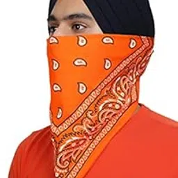 bismaadh 100% Cotton Paisley Print Multifunctional Fashion Headwrap Scarf Unisex Bandana Pack of 1-picture-13