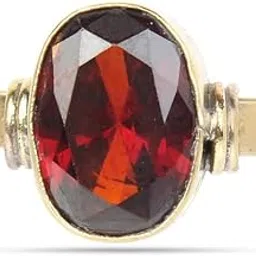 10.25 Ratti Gomed/Garnet Original Hessonite 9.22 Carat Stone Ring For Men And Women With Lab Certified-picture-22