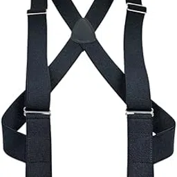 ftk 3.5CM Side Clip Suspenders for Men and Women Adjustable Elastic 2 Clip Braces-picture-37