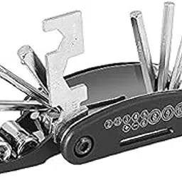 AJRO DEAL Bicycle Repair Tool Kit | 16-in-1 Multi-Purpose Set with Screwdrivers, Wrenches, Spanners, Nail Puller & Extension Rod | Portable & Compact Cycling Maintenance Equipment for Bike-picture-29