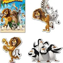 Deep Print Madagascar Acrylic Fridge Magnet, Madagascar Theme, Home Decor Gift, Birthday, Valentine, Boyfriend, Waterproof, Glass-Like Finish-image-60