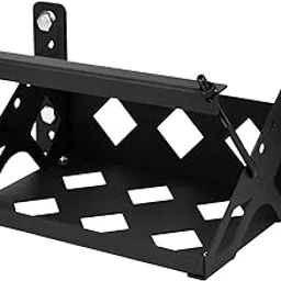 Universal Battery Tray Box, Metal Steel Battery Mounting Bracket Relocation Kit Compatible with Boat RV Trailer Car, Battery Hold Down Mounting Tray Fits Up to 10.63"×7.06"×7.5" Battery-picture-17