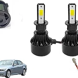 Auto Pearl H3 Car LED Foglight Bulb, 80W 3500LM 6000K (White Light LED Foglight Bulb/Auxiliary Lights) compatible with 330i (2009-2011) Pack of 2-picture-25