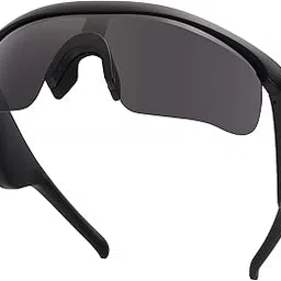 Peak Shade Smart Glasses, Sport Sunglasses Bluetooth 5.3, Voice Control Open-Ear Speaker, Polarized UV400 Protection, Magnetic Charging, IPX5 Waterproof Glasses for Outdoor(Black/Grey)-picture-22