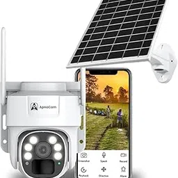 SKY HUB ApnaCam Solar-Powered Security Camera, Wireless Outdoor, Two-Way Audio, Mobile App Control, LED Night Vision, Remote Monitoring-image-27