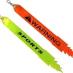 Nprc Safety Tag/Warning Tag Fluorescent Reflector In Night Glow Like Led Light Fashion Modification Hanging Tie Ribbon Twin For Car & Bike (Sports) - 5 Years And Up-picture-29
