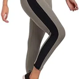 goldiamond Women's 3/4th Length Super Stretch Sports Leggings | Snug Fit | Moisture-Wicking | Activewear | Gym | Yoga | Running | Exercise | Fashionable | Trendy Jeggings-picture-17