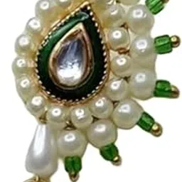 Gold Plated Brass Tready Clip Moti Beads Guchheder Besar For Women And Girls-picture-38