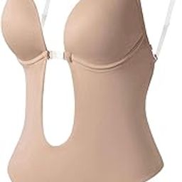 calandis CALANDIS™ Women Backless Bodysuit Deep V Neck Body Shaper for Wedding S Skin Color | Shapewear | Intimates & Sleep | Womens Clothing-picture-10
