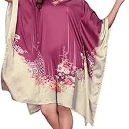 silksutra Silk Sutra Women's Ethnic Wear Multicolor Knee-Length Nightgown by Silk Sutra – V-Neck, Silk Blend STCO-KURTI-KAFTAN-198-P-picture-19