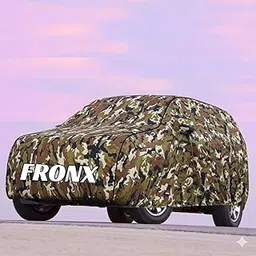 Kayme UltraShield All Weather Premium fronx Car Cover 6-Layer Waterproof Fabric, UV & Heat Reflective – Rain, Sun & Dust & Bird‐Dropping Resistant, Indoor/Outdoor Full Body Protection - Jungle-picture-26