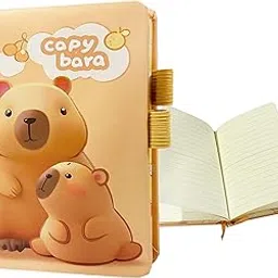 FunBlast Capybara Diary for Girls – A6 Kawaii Journal Diary, Cute Notepad for Students, Stationery Diaries for Writing & Drawing, Birthday Gift for Kids (Random) (A6)-picture-58
