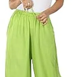 pinovo Women's Premium Rayon Straight Palazzo-picture-53