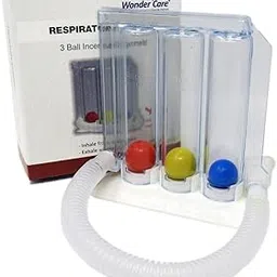 Wonder Care- Deep Breathing Lung Exerciser - 3 Balls Incentive Spirometer - Small and Washable-image-17
