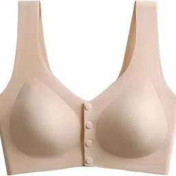 Women's Seamless Breast Feeding Maternity Bra | Lightly Padded Front Open Nursing Bra for Pre & Post Pregnancy-image-38