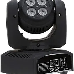 DIMSY Aluminium Double Face (4 Lights and Led Spot) Dj Stage Led Moving Corded Electric Head Light (Multicolored)-image-93