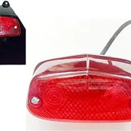 Vintage Bullet Tail Lamp Old Model Bullet Motorcycle Rear Light Vintage Old Early Model Bullet G 2 Tail Lamp Brake Light Bullet AB-picture-10